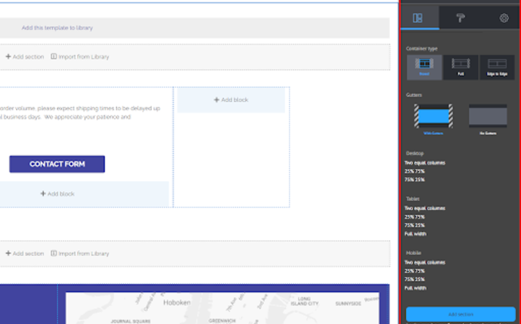 Attico's team developed the Layout Builder
