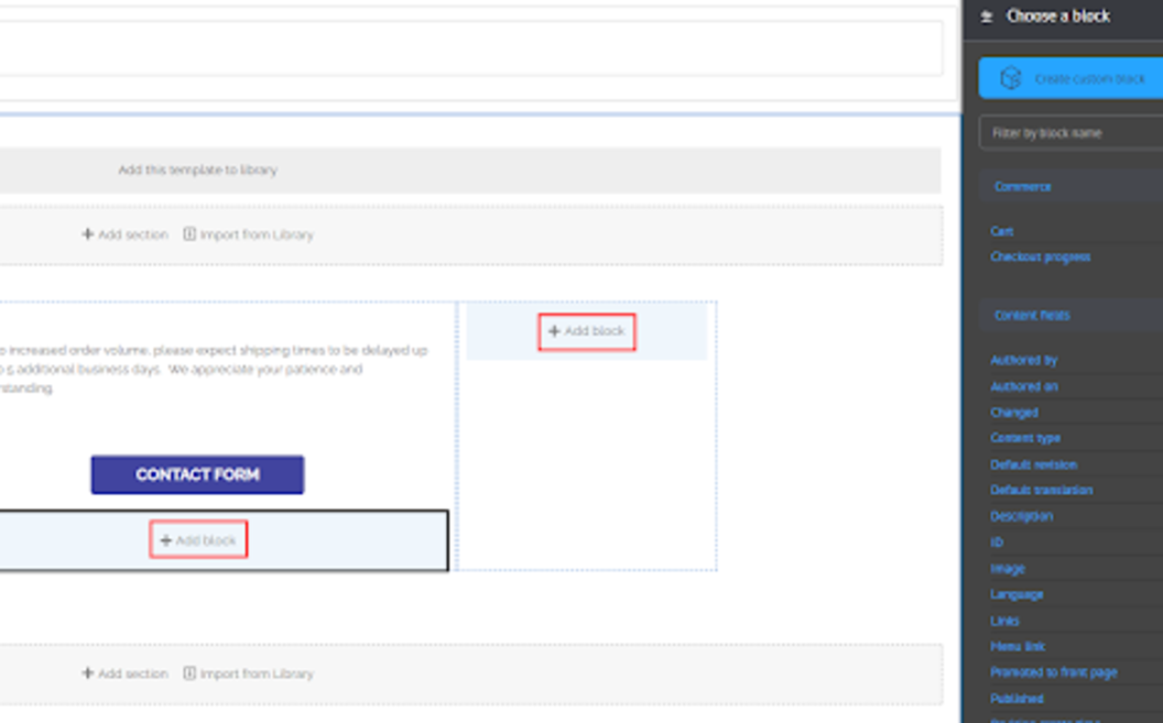 Attico's team developed the Layout Builder